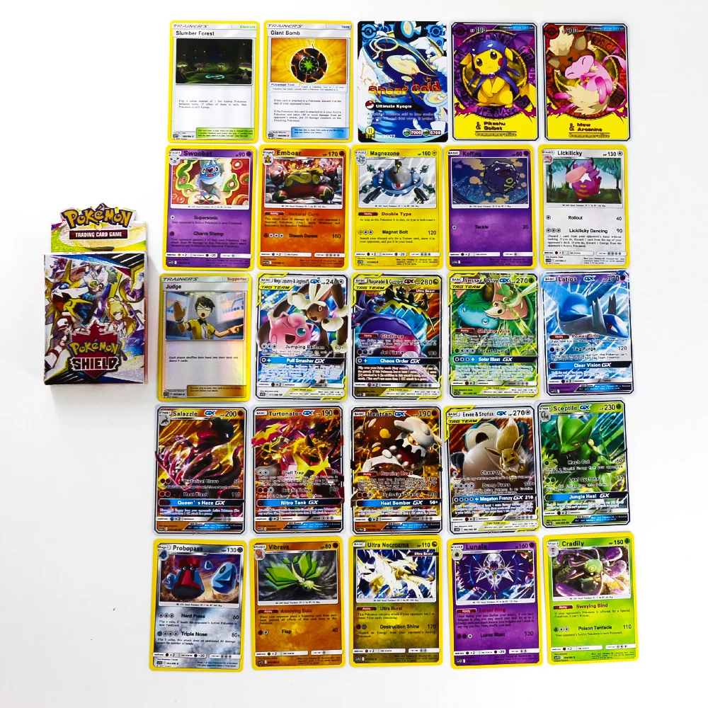 Takara Tomy Покемон карты Меч Щит Сияющие флэш тег команда 25 шт игрушки для