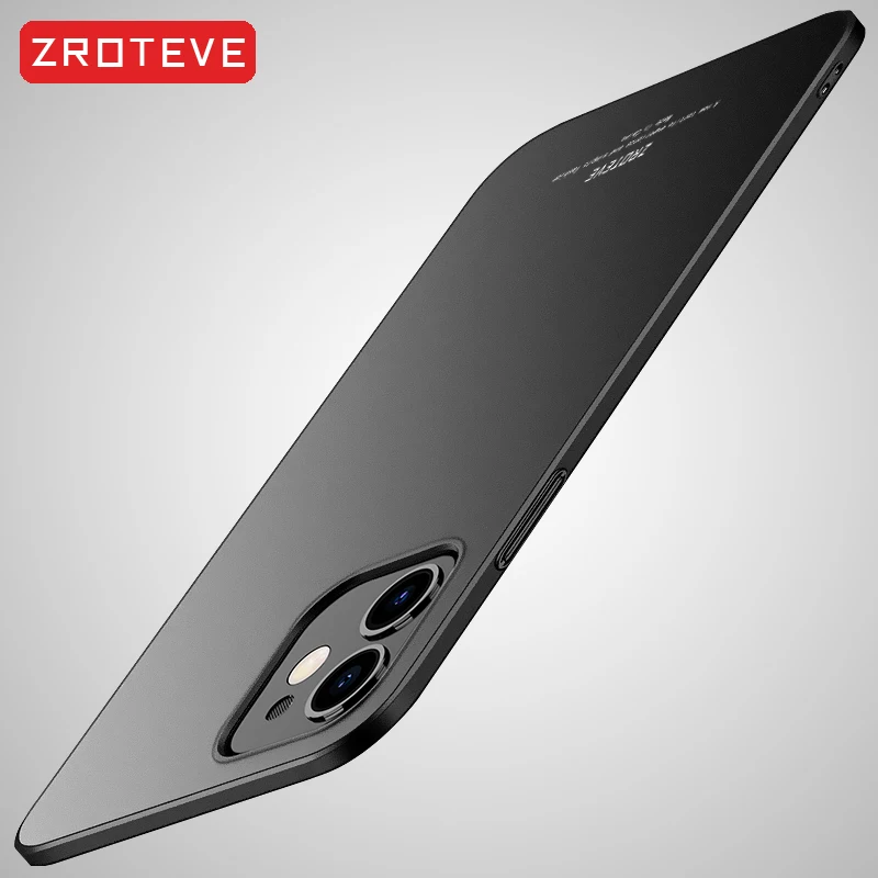 Чехол для iPhone 12 Pro Max роскошный матовый чехол Mini iPhone12 Жесткий из поликарбоната 11