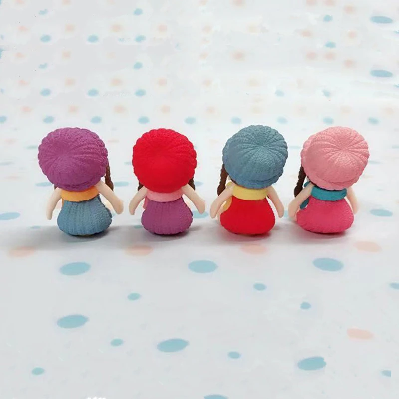 1 шт. кавайная 3D имитация смолы мультфильм кукла шармы Подвески для DIY Microlandschaft