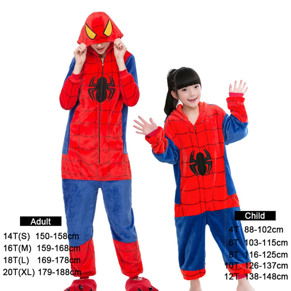 Семейный комплект кигуруми пижамный зимняя семейная Пижама новогодние костюмы