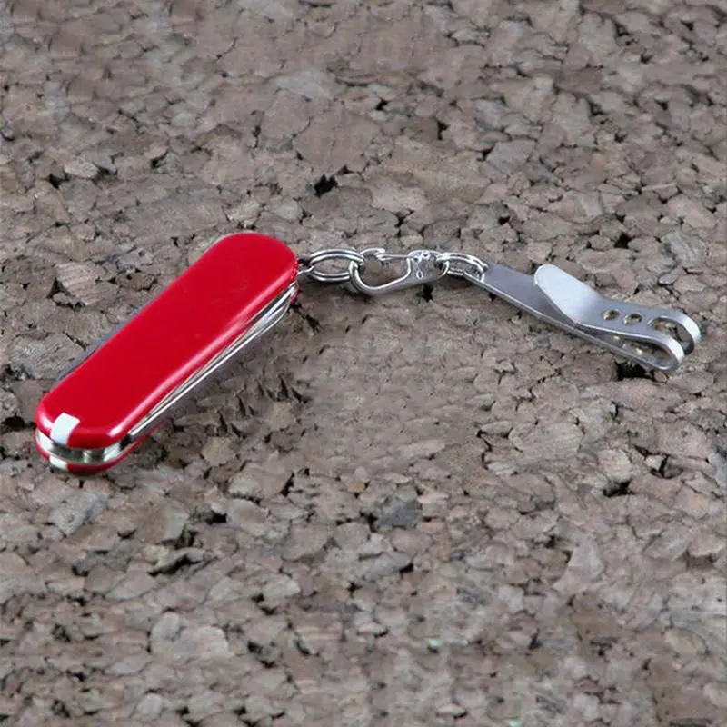 2 Pcs Multi-purpose EDC Suspension Clip Quickdraw Hanger Holder Keyring Keychain Outdoor Sports Tool | Спорт и развлечения
