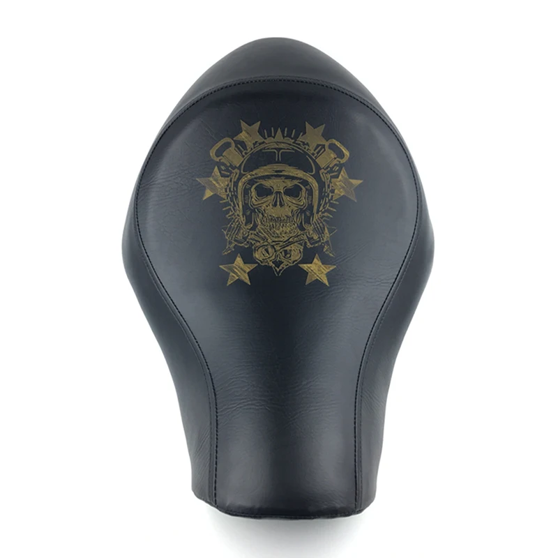 Классическое мотоциклетное кожаное седло в стиле ретро для соло низкое переднее