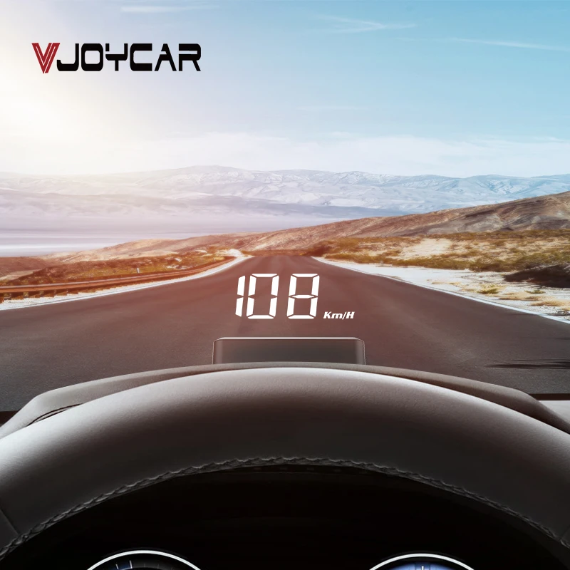 Vjoycar VH60 Автомобильный дисплей на головке HUD датчик Авто с солнцезащитным колпаком