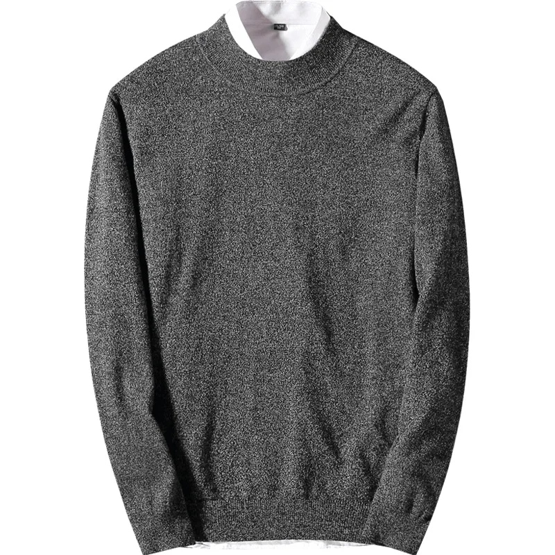 100% Wool 8 Colors Solid Men Winter Sweater Cashmere Soft Breathable O Neck Slim Fit Knitting Pullover Male Casual Sweaters XXL | Мужская