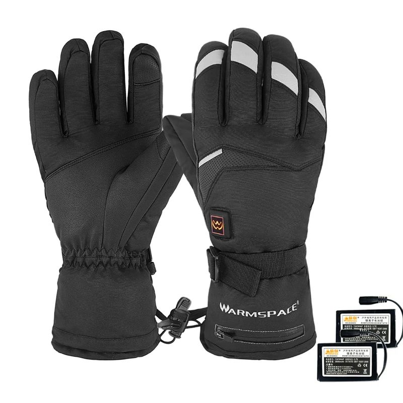 

Heated Gloves 3 Species Heating Temperature Electric Warm Gloves Men Women Winter Gloves with Touchscreen Waterproof for /Skiing