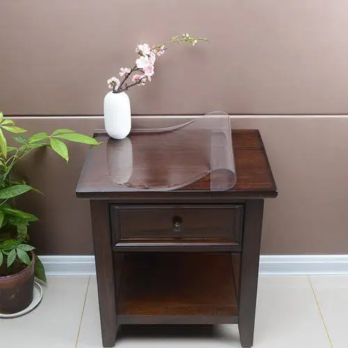 Водонепроницаемое защитное покрытие для стола мягкое стекло ПВХ под заказ | Дом и