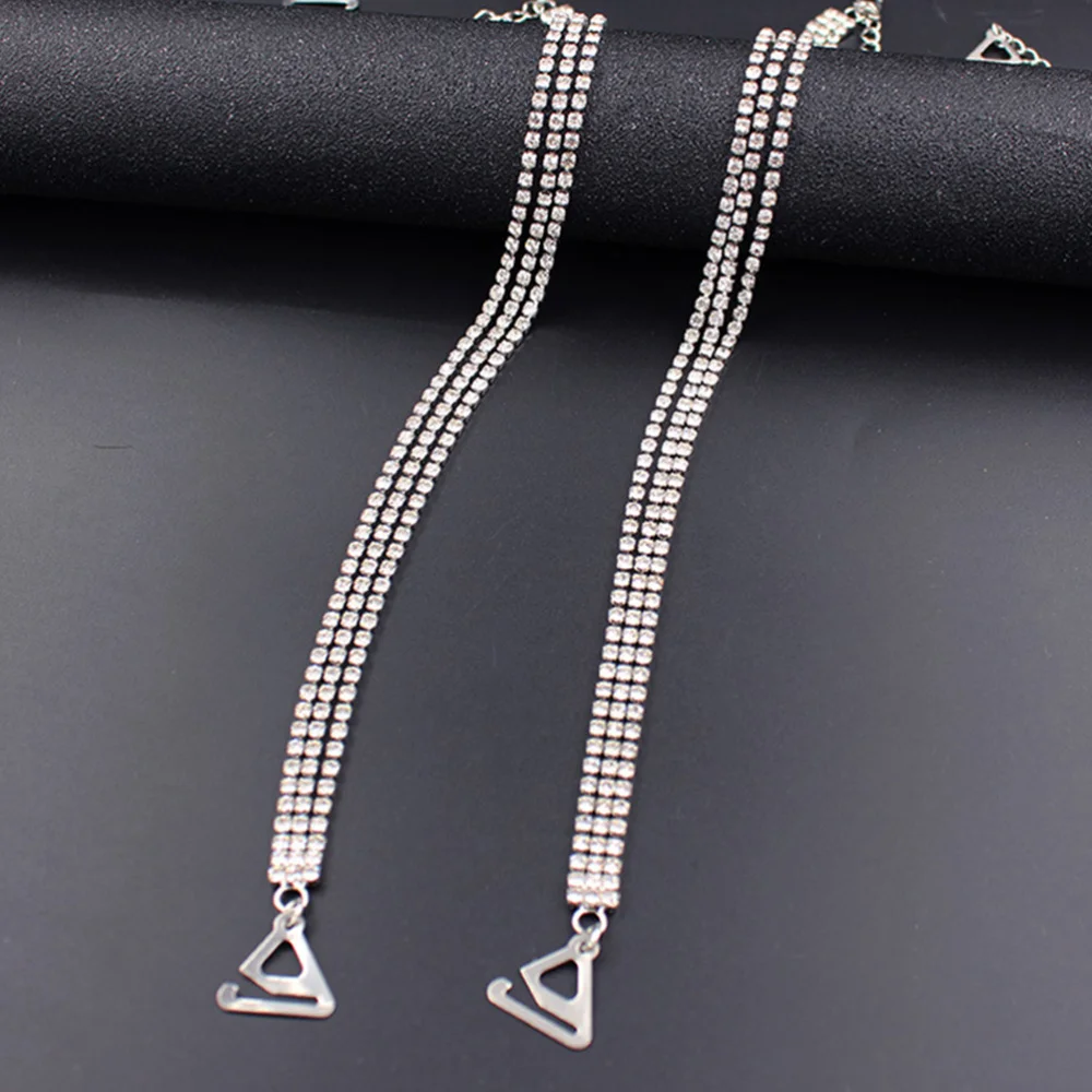 

1 Pair Rhinestone Straps Straps Underwear Accessories Shoulder Straps