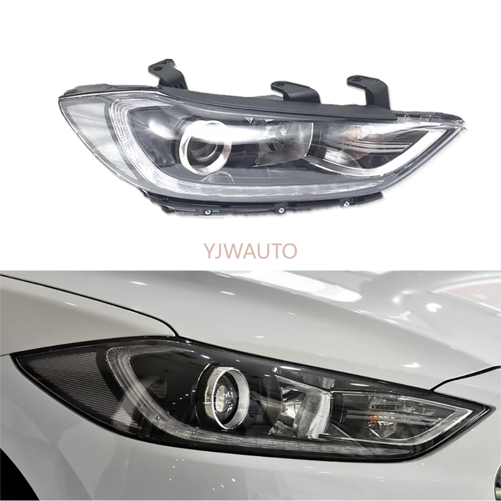 Передние фары для Hyundai Elantra 2016 2017 2018 автомобильные в сборе дневные ходосветильник