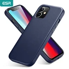 Чехол ESR для iPhone 12 mini, чехол из натуральной кожи с гладкой текстурой, деловой чехол, задняя крышка, защита телефона для iPhone 12 mini
