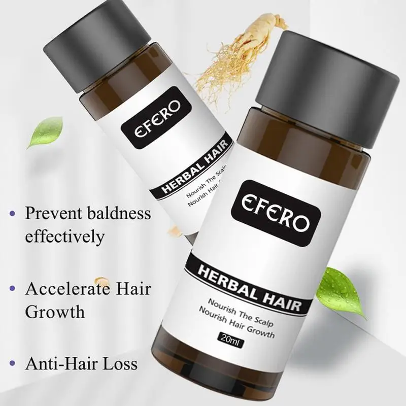 Efero мощная Сыворотка для роста волос предотвращает выпадение продукты более