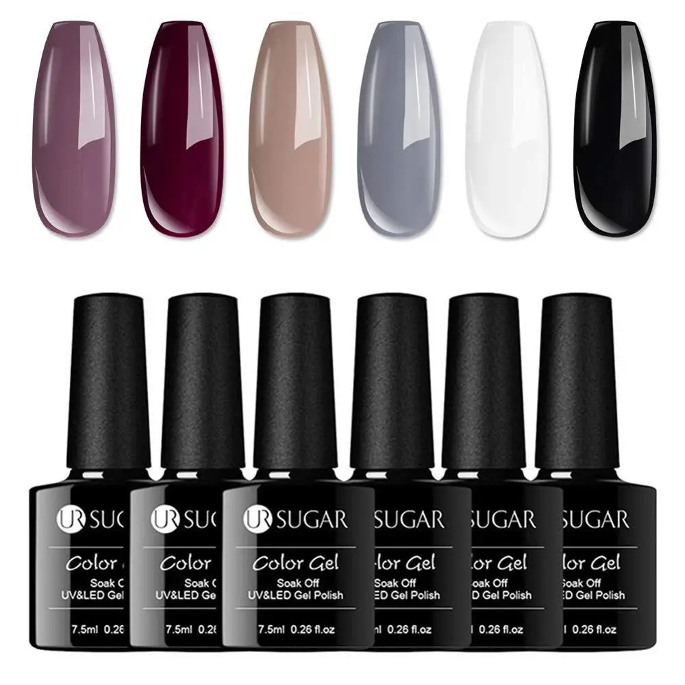 Набор гель-лаков для ногтей UR SUGAR набор дизайна 120 цветов 8/16 шт./лот | Красота и