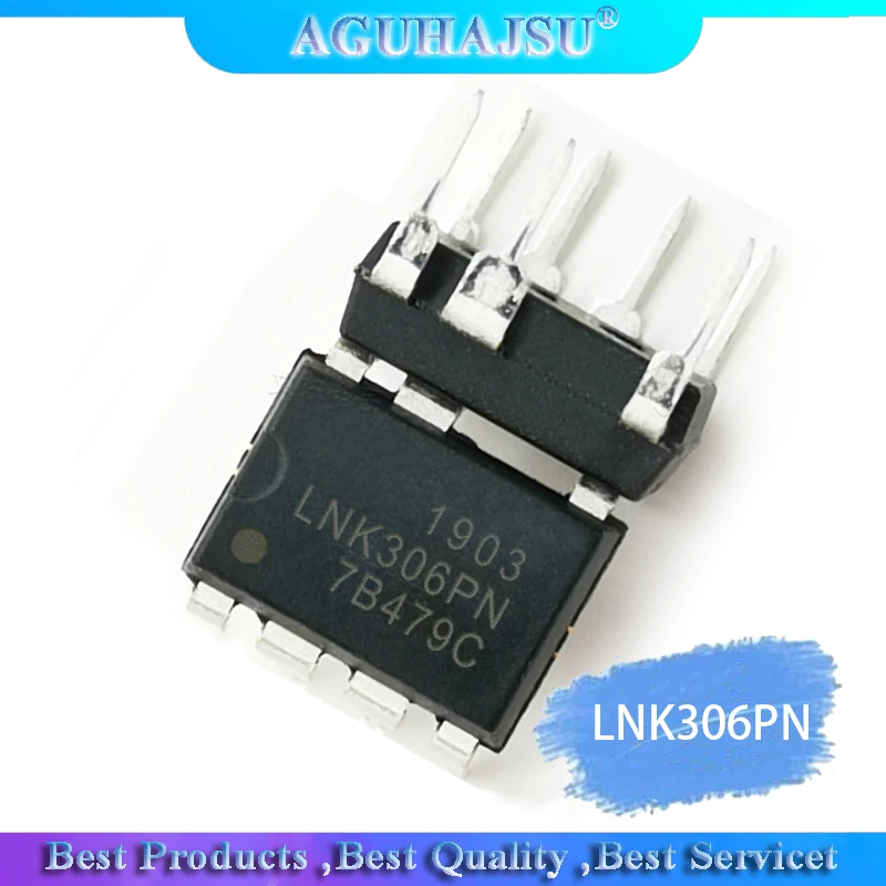 5 шт. управление питанием IC LNK306PN LNK306P AC DC переключатель конвертера DIP7|Интегральные