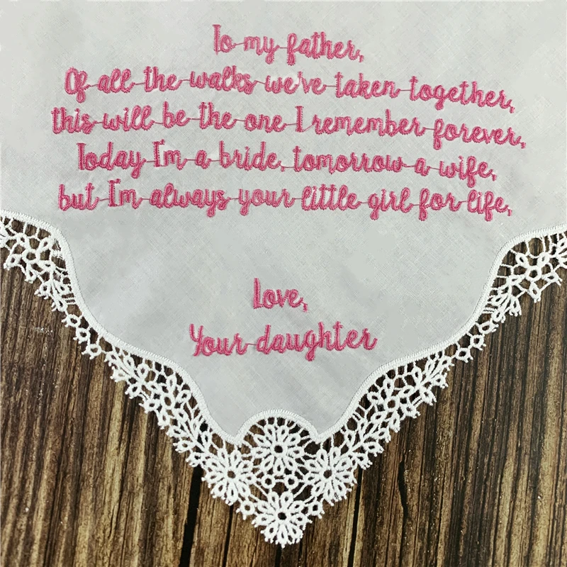 Набор из 12 модных персонализированных свадебных носовых платков 12x12-дюймовые