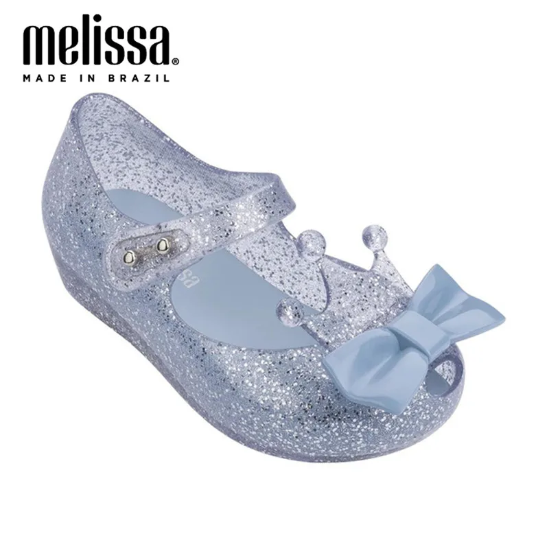 2020 оригинальные детские сандалии желе Mini Melissa Ultragirl для девочек с короной детская