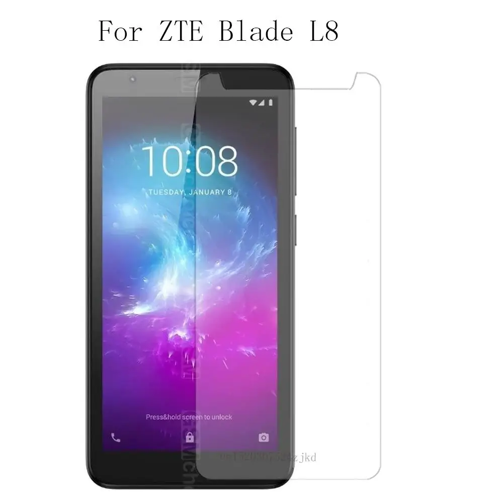 ZTE BLADE L8 Закаленное стекло для zte BLADE V10 VITA A7 L8 A3 A5 Helio P60 Z557 A622 защита экрана 9H ультратонкая защитная пленка на переднюю панель - Цвет: ZTE BLADE L8