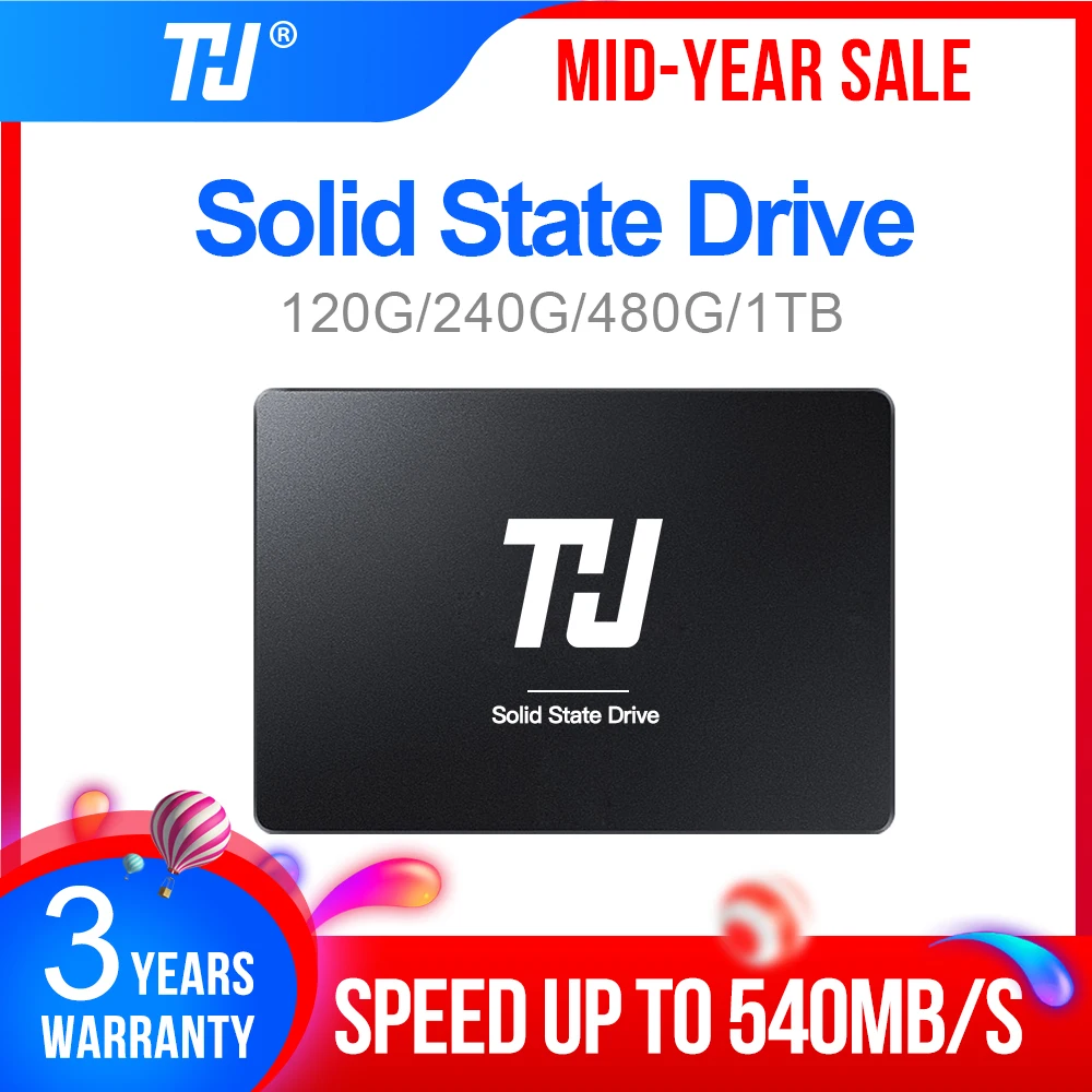 Чт 120 GB 240 480 1 ТБ SSD SATA 2 5 &quotInternal Solid жесткий диск 540 МБ/с. HD для PC ноутбук|Внутренние