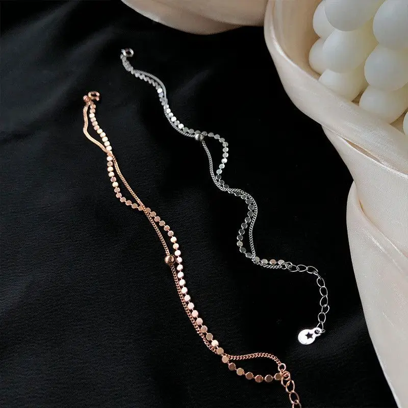 

Small Beads Jewelry Fashion Personality Double Layer Small Bracelet Temperament