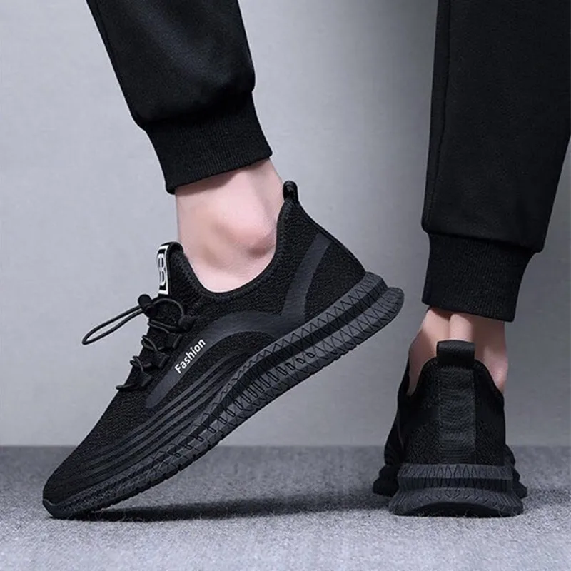 

2021 new spring lace low-top soft-soled student running shoes men's shoes sneakers zapatillas de deporte tenis masculino