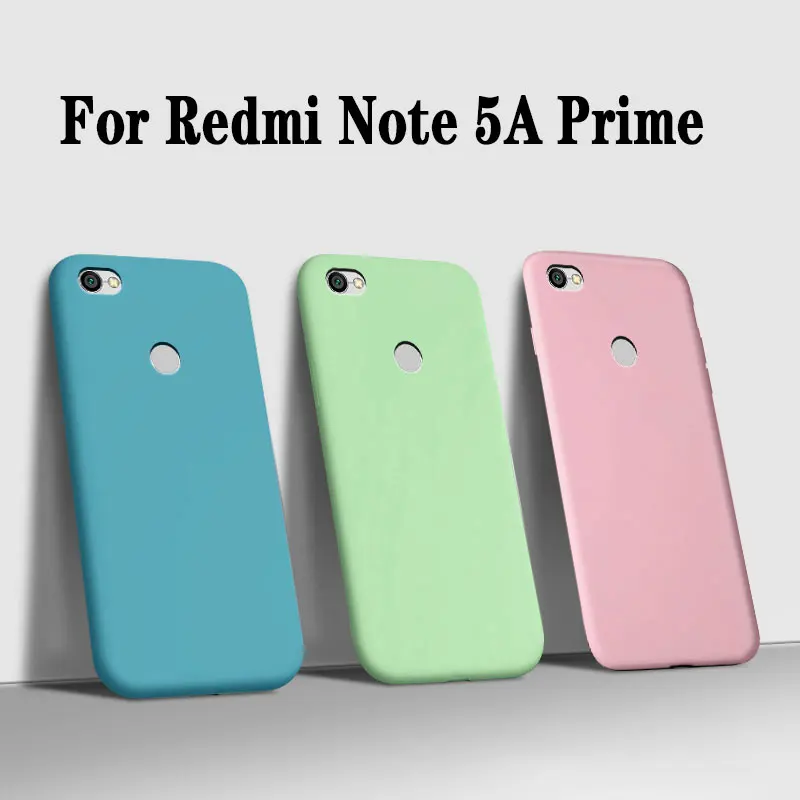 Чехлы для xiaomi redmi note 5A prime чехол из жидкого силикона телефона 5 A Prime защитный