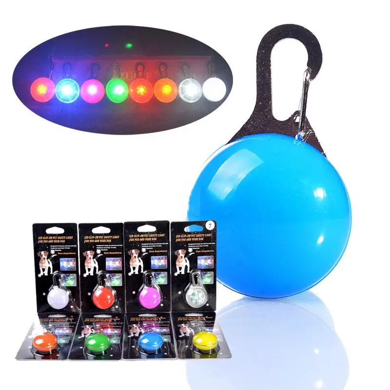 

Night Safety Dog Collar Glowing Pendant LED Flash Lights Pet Leads Accessories Glow In The Dark Bright Necklace Dog Collar