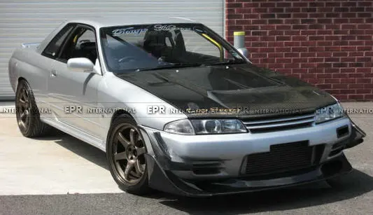 Для Nissan Skyline R32 GTR TBO Style FRP передний бампер для губ внешние аксессуары автомобиля