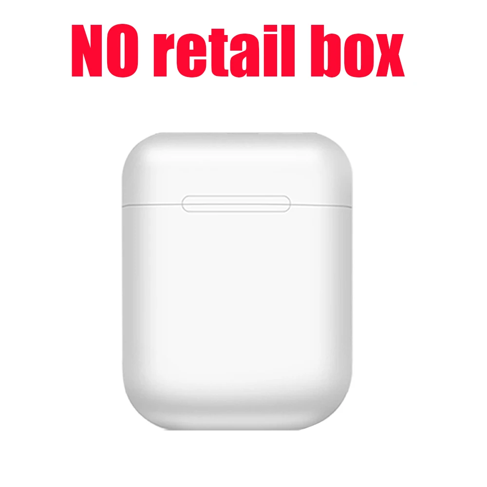 i12 c white no box I12 TWS оригинальные матовые bluetooth Беспроводные наушники Bluetooth 5,0 Pop Up Touch Беспроводная гарнитура спортивные наушники - Цвет: i12 c white no box