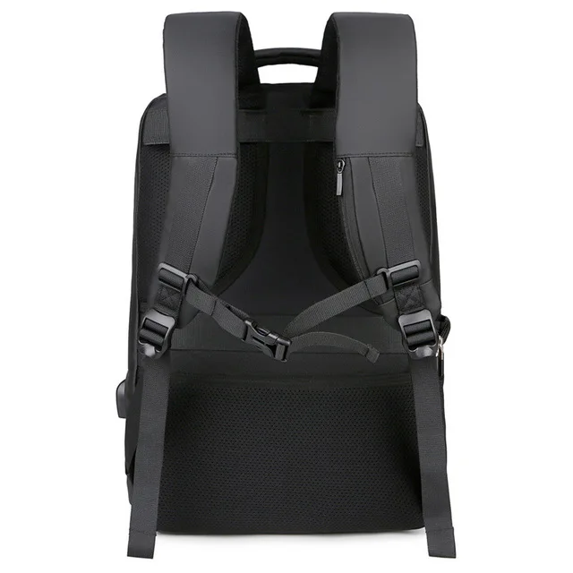 

Fashion waterproof Backpack Vintage Business Travel Bag Large Capacity School Daypacks with USB Charging Port Zippers