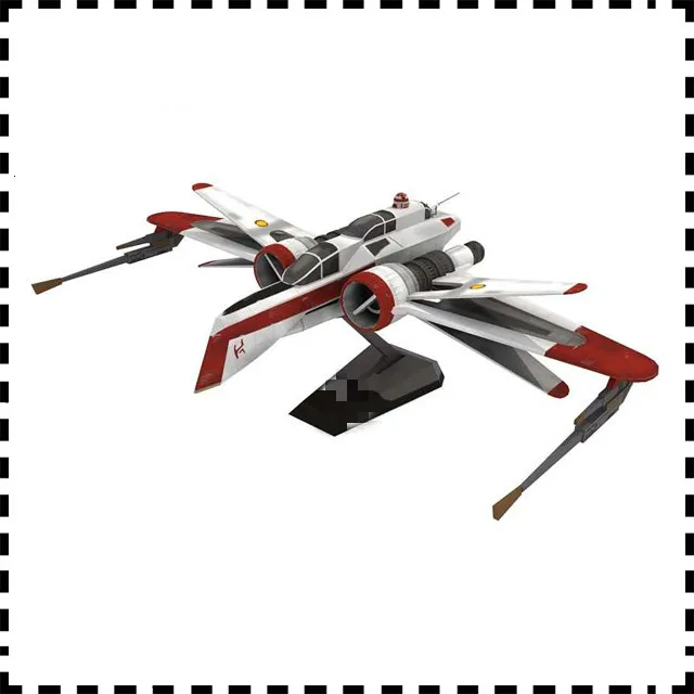 1:6 пропорциональная сборка модель космического истребителя Бумажная ручная Diy 3d