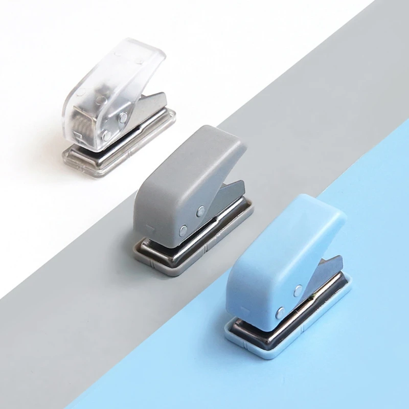 

Mini Handheld Hole Puncher DIY Assistant Paper Scrapbook Paper Crafts Stationery Hole Punch Office Artifact