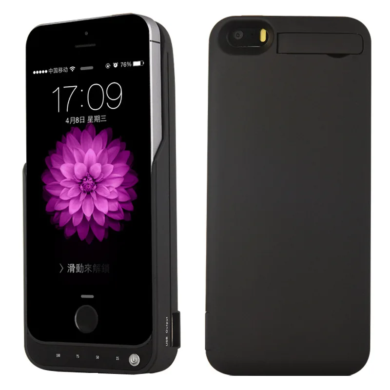 Чехол для телефона с увеличенной емкостью 4200 мАч iPhone 5|Чехлы аккумулятором| |