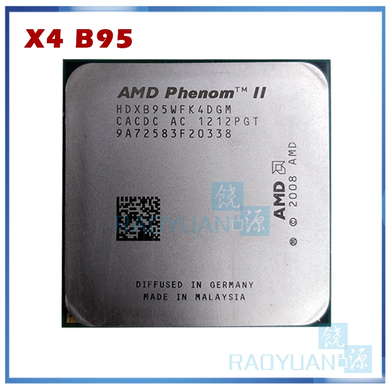 AMD Phenom X4 B95 3 0G 6M четырехъядерный процессор для настольного компьютера HDXB95WFK4DGM