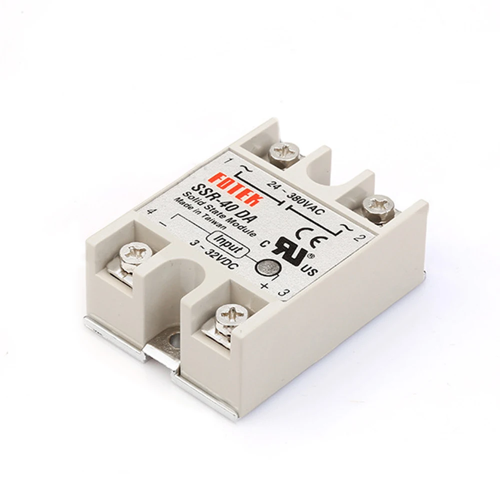 

SSR-50DA 3-32VDC 50A 250V Output 24V-380VAC Solid State Relay module