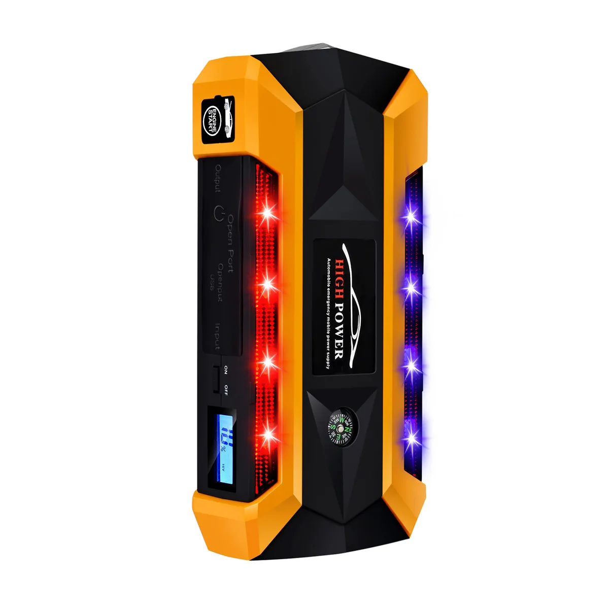 Пусковое устройство для автомобиля 89800 мАч внешний аккумулятор быстрой зарядки