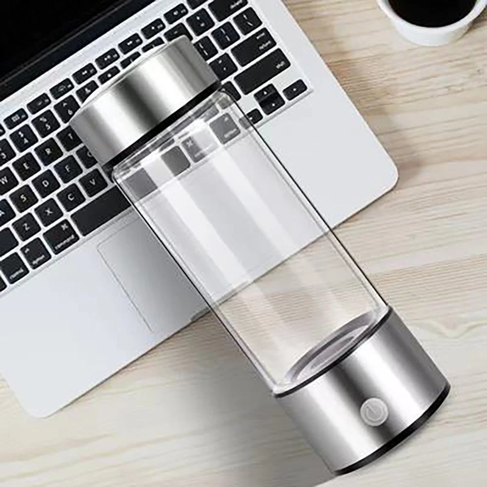 

Hydrogen-rich Water Cup Ion Generator 420 ML Alkaline Super Antioxidant ORP Hydrogen Bottle Rechargeable Health Beauty Cup Gift