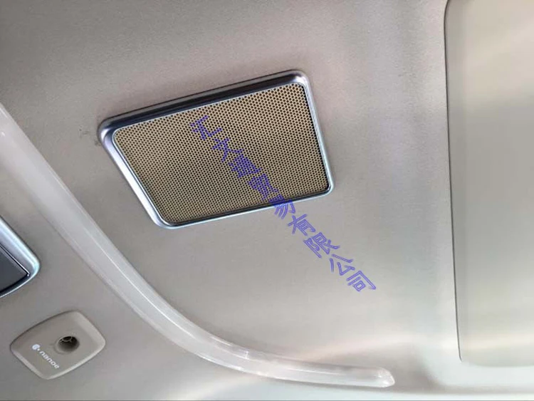 Для Alphard Vellfire 2016-2019 Abs хром интерьерная дверь автомобиля аудио динамик кольцо