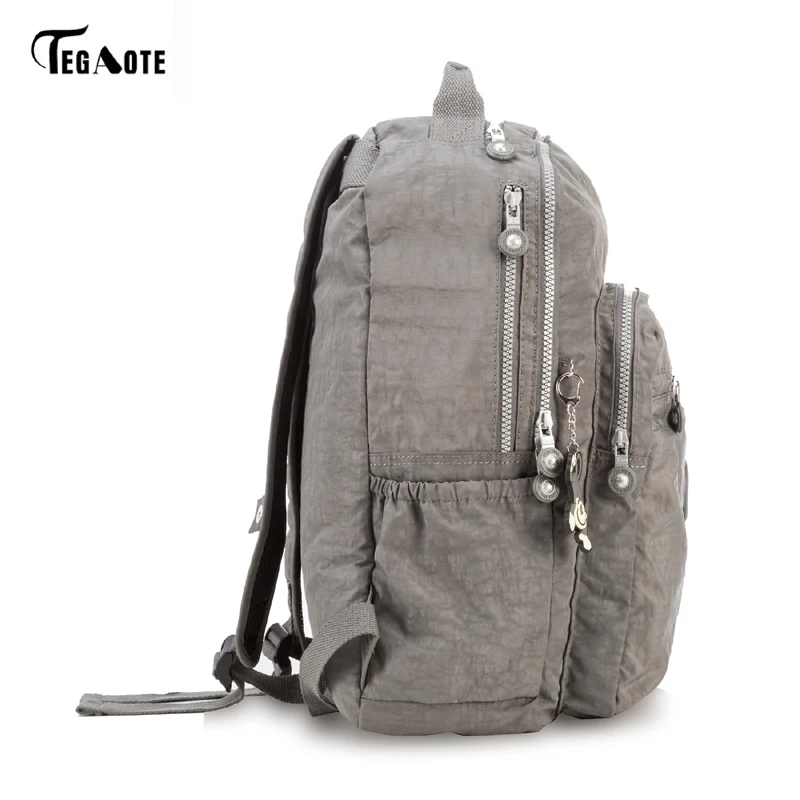TEGAOTE, женский рюкзак для девочек-подростков, нейлоновые рюкзаки, Mochila Feminina, женский рюкзак для путешествий, школьный рюкзак, Sac A Dos