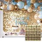 Фотообои золотого цвета с блестящими блестками, 3D наклейки на стену
