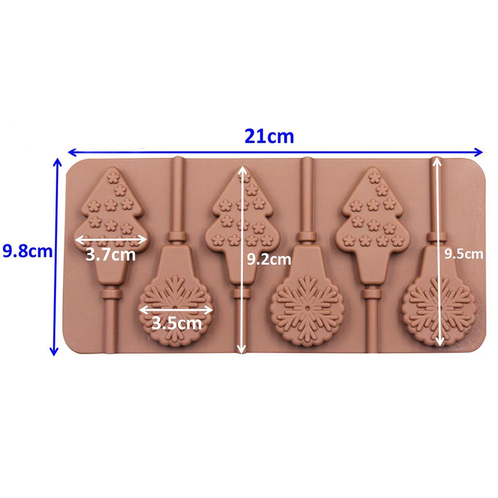 Рождественская елка силиконовая форма для леденцов шоколадная Форма 3D ручной