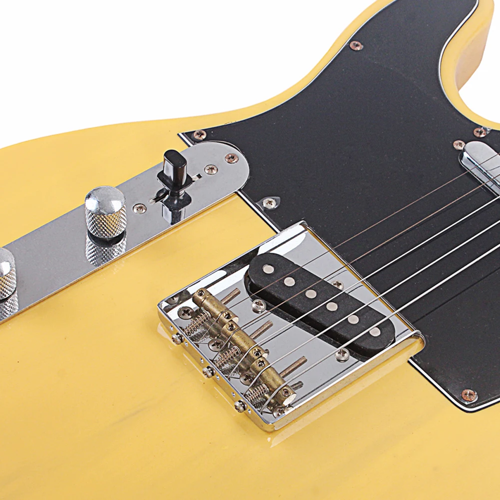 

Chrome Telecaster Bridge Loaded 3 Saddle Bridge W/ Pickup Assembly Iron Line Plate Set For TL Guitar Instrument Parts Accessory