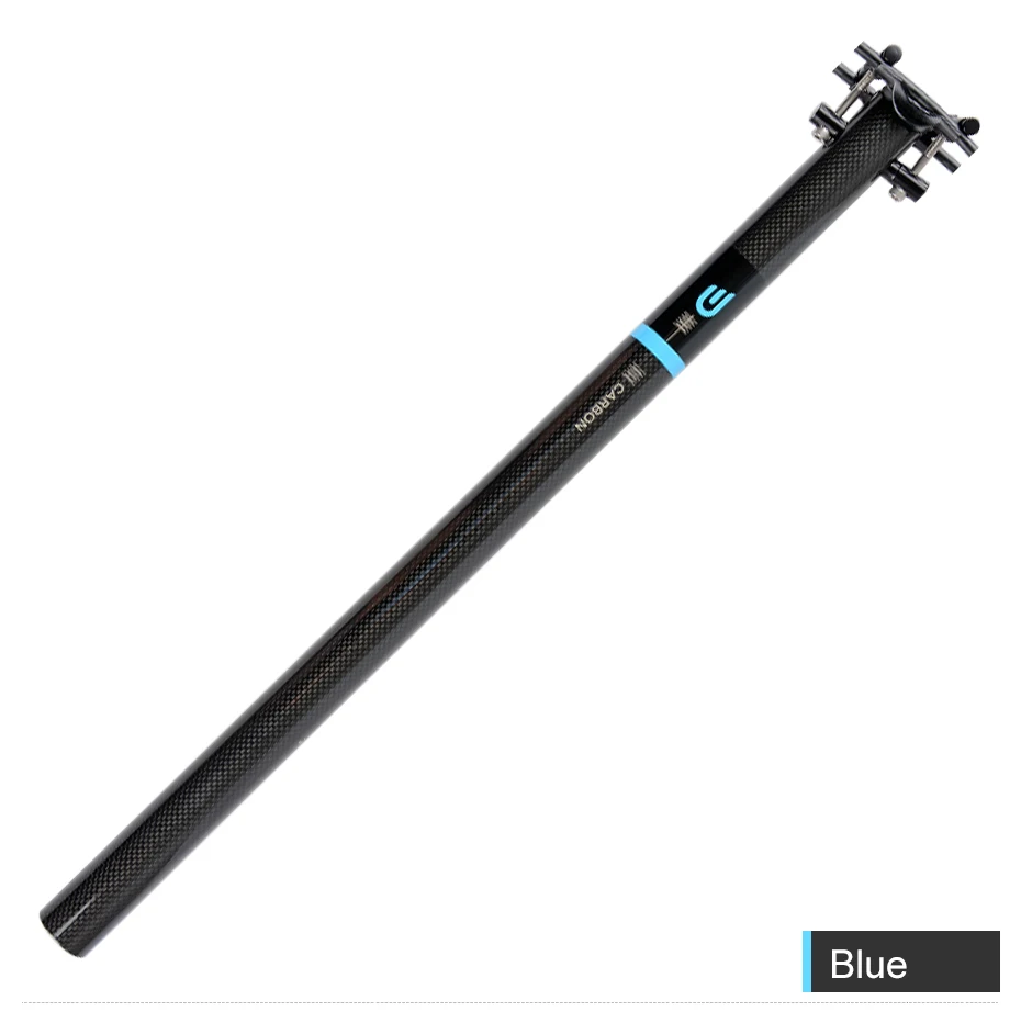 DODICI велосипед Подседельный штырь 3K T800 полный карбоновый BMX/складной велосипед сиденье бумажный тубус Сверхлегкий Прямой Подседельный штырь 33,9/34,9*580 мм