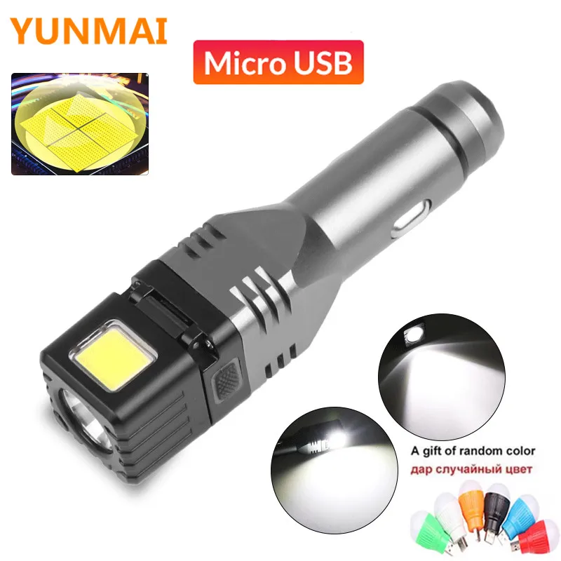 2020 Новое поступление тактический фонарь USB Перезаряжаемый COB Светодиодный для