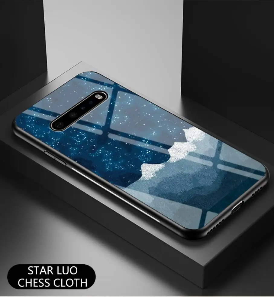Для LG G8 V60 ThinQ 5G G7 G6 Plus Тонкий чехол из ТПУ с рисунком в виде облака и звезд задняя