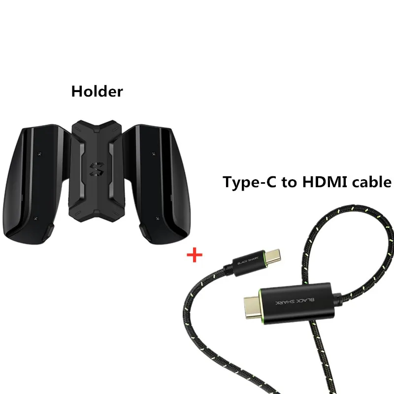holder add cable Геймпад Xiaomi Black Shark 2, держатель 2,0, 2-сторонний игровой контроллер, подставка с правой левой ручкой, Черная Акула 2/Helo - Цвет: holder add cable