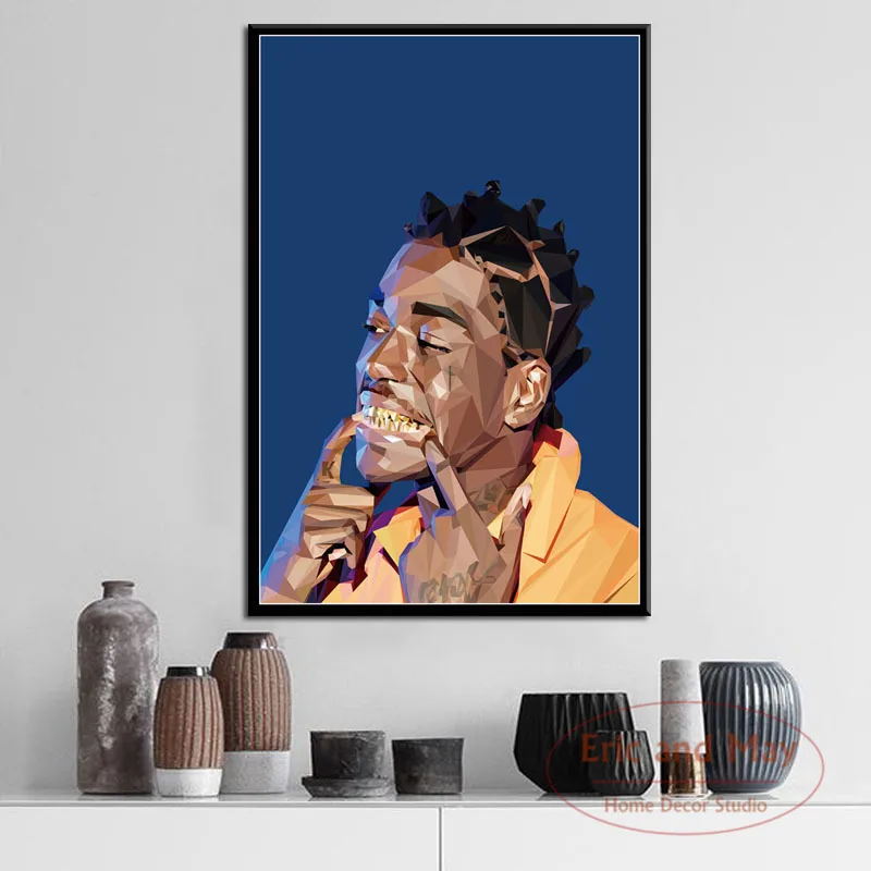 

Kodak Black Hip Hop Rap Music Star Posters And Prints Canvas Painting Wall Pictures For Living Room Nordic Decoration Home Decor
