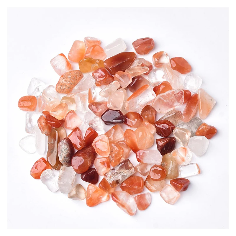 

Crystal Crushed Stone Natural Red Stone Ornaments Small Particles Potted Gardening Decorative Stones