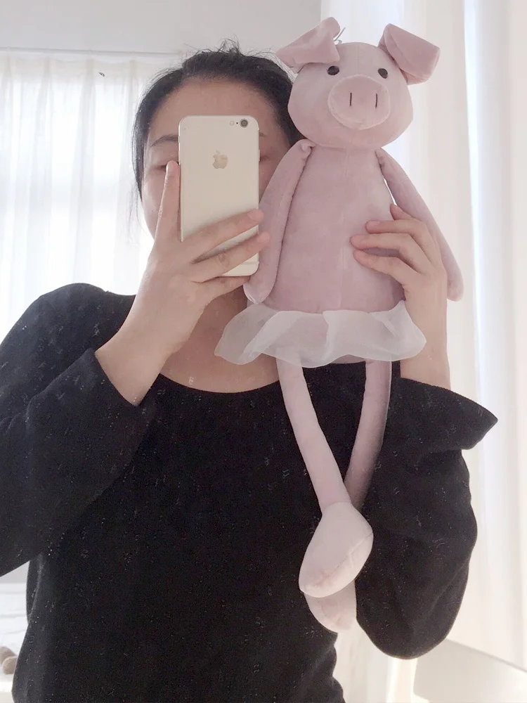 

Plush Elephant Pig Stuffed Pillow for Baby Newborn Appease Cushions Animals Comforter Dolls Toys Baby Shower Gift Room Decor