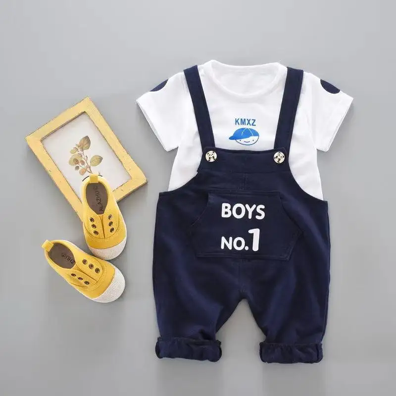 

Boys Girls Summer Children's Clothes Printed Short Sleeve T-shirt Suit Kids Thin Set Cartoon Two-piece Loose Fashion Tops Shorts