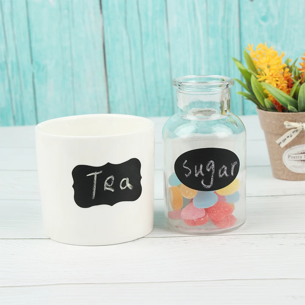 20 шт. новые стираемые баночки для специй наклейка на доску водонепроницаемые