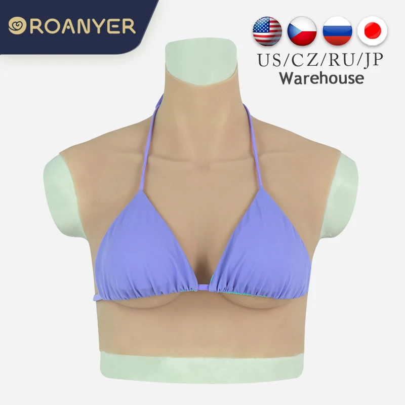 Реалистичная искусственная силиконовая большая грудь Roanyer большой c образный