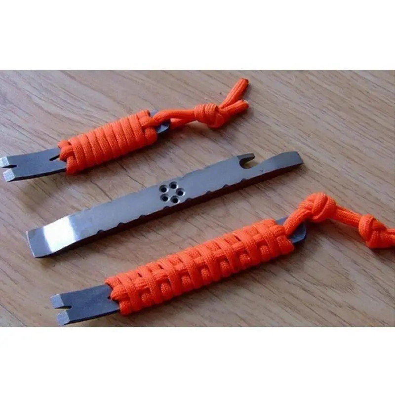 New Stainless Steel Multi-function Lever Crank-shaped Blade Screws Winding EDC Pocket Tool Outdoor Camping Gear | Спорт и